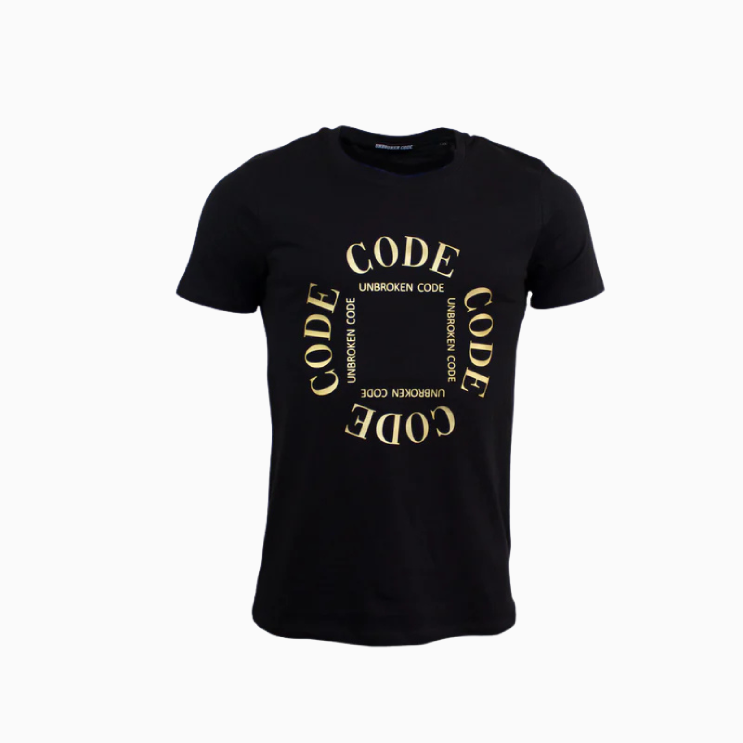 GOLDEN BLOCK BLACK TEE