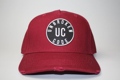 Round The World Cargo Cap Burgundy