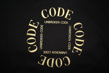 Golden Block Black Hoodie Kids