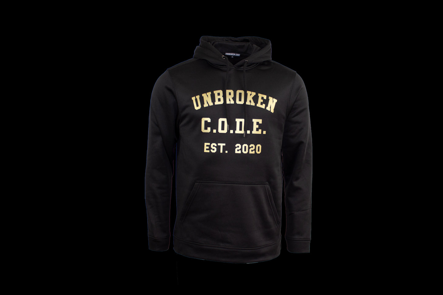 GOLDEN BOW BLACK HOODIE