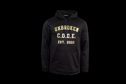 GOLDEN BOW BLACK HOODIE