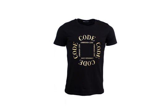 GOLDEN BLOCK BLACK TEE